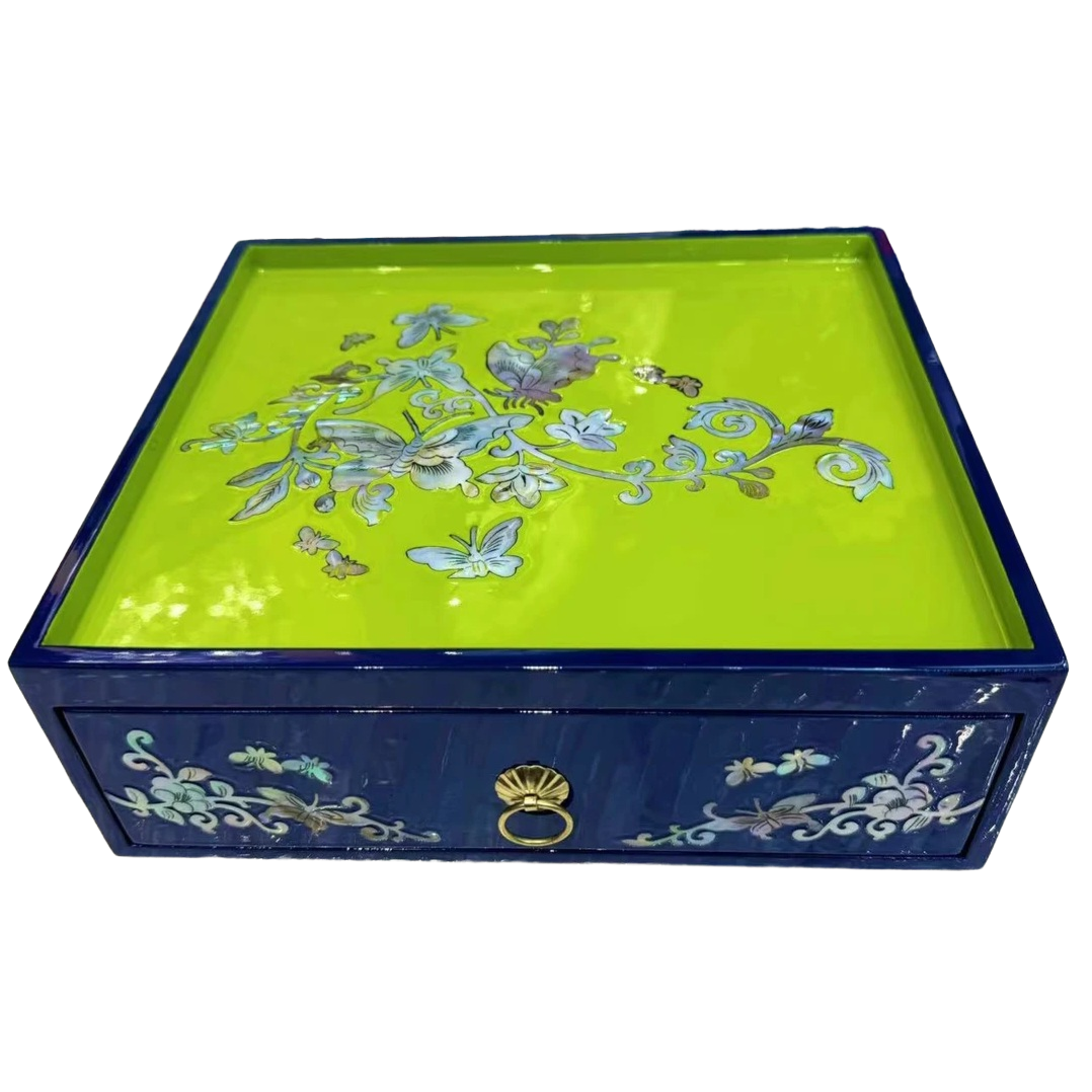 Najeonchilgi Boîte à bijoux-Émergence papillon