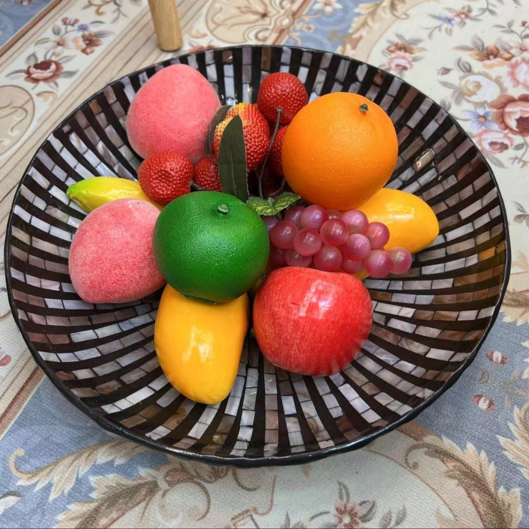 Mother-of-Pearl Craft Fruit Plate