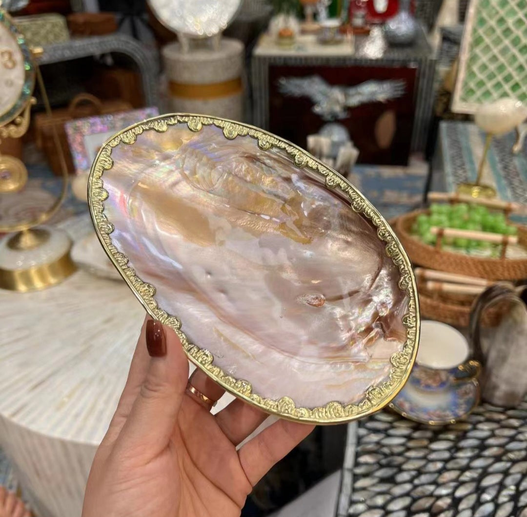 Purple Shell Jewelry Tray