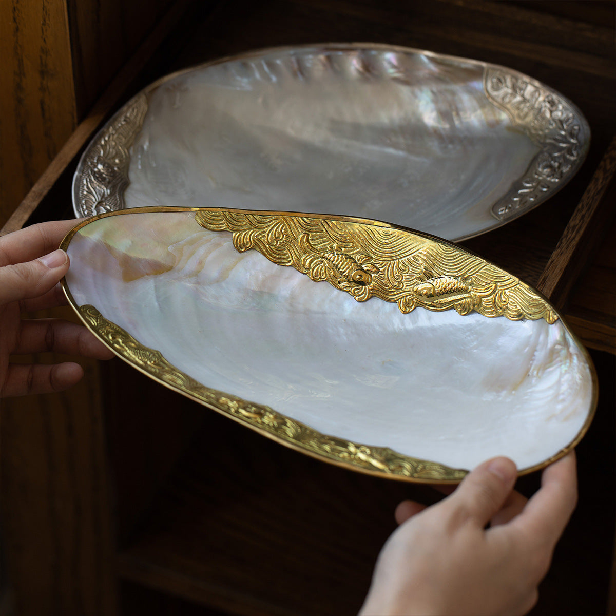 Natural Shell Jewelry Tray