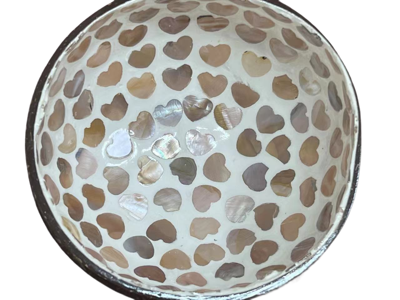 Mother-of-Pearl Coconut Bowl