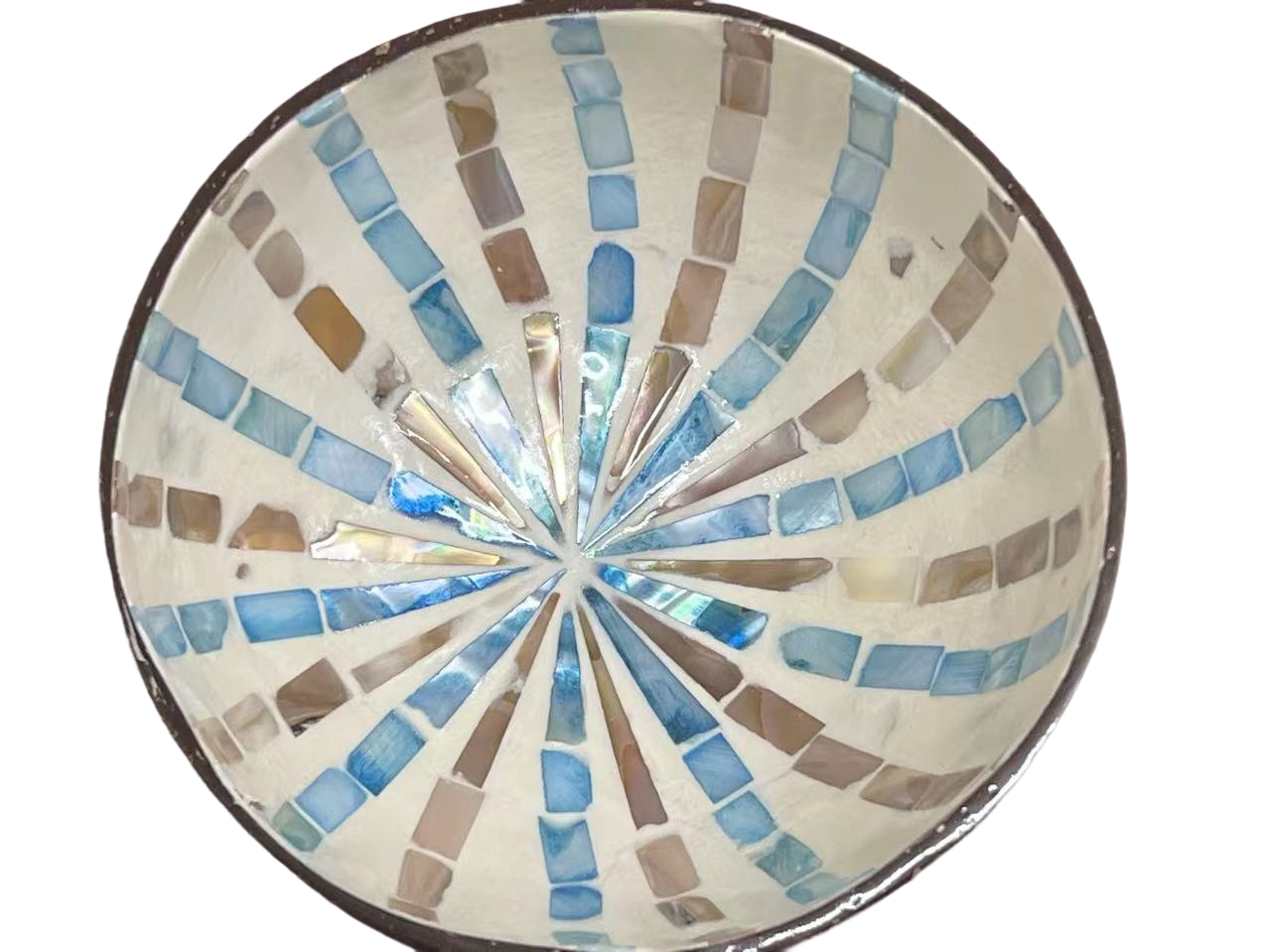 Mother-of-Pearl Coconut Bowl